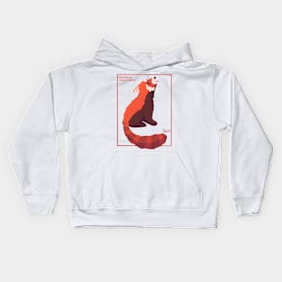 Red Panda Science Kids Hoodie